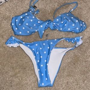 Shein poka dot bikini